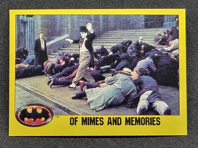 1989 Topps Batman #155 Of Mimes and Memories Joker a1q
