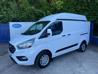 2018 68 Ford Transit Custom 2.0EcoBlue 130ps L1H2 Trend Van In White PLUS VAT