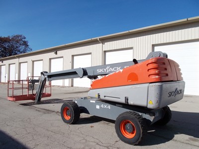 2007 SKYJACK SJ45T 4X4 AERIAL MANLIFT BOOM LIFT BOOMLIFT DEUTZ DIESEL MAN BASKET