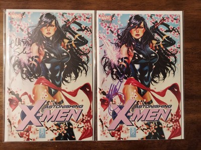 Astonishing X-Men #1 LOT OF 2. Brooks SIGNED COA. Charles Soule Signed No COA.  