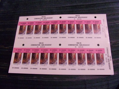 Vintage Licenses - Hunting Permit