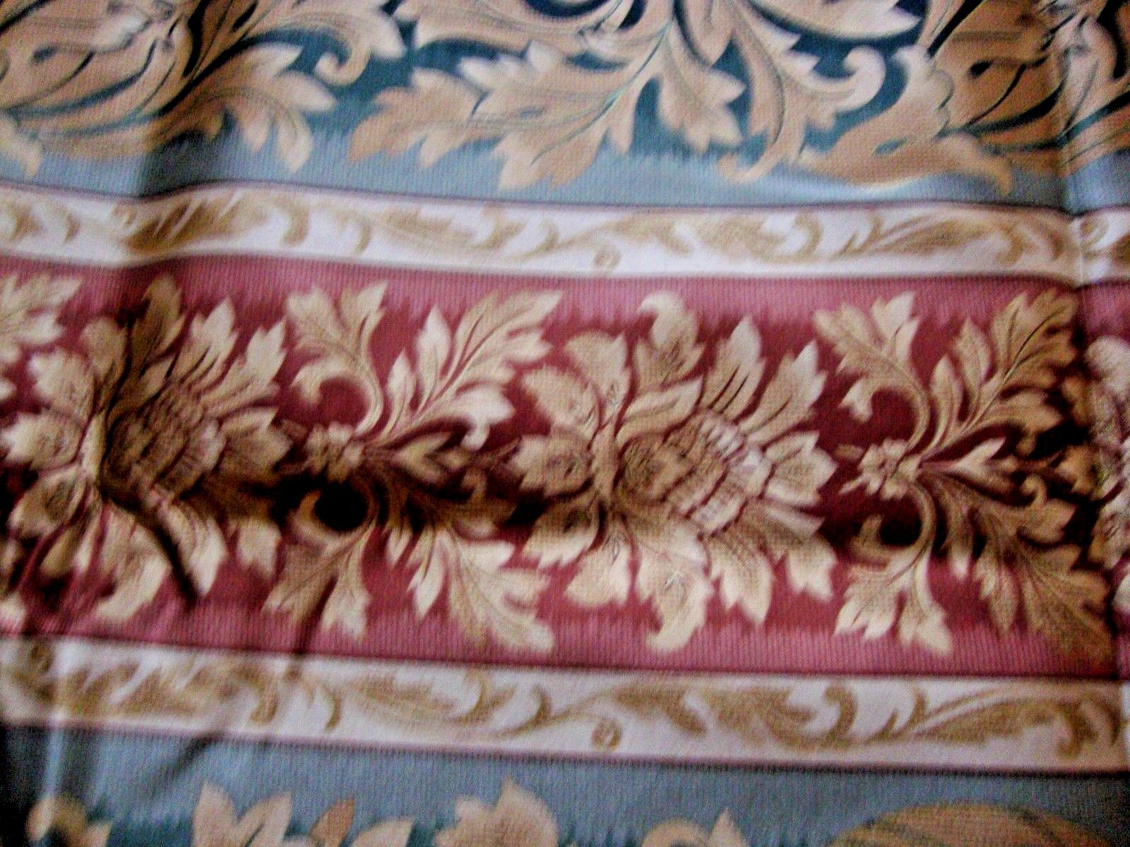 vtg Fabric 4+ Yards ANJU Woodridge Inc. Soil & Stain Repeller Print upholstery