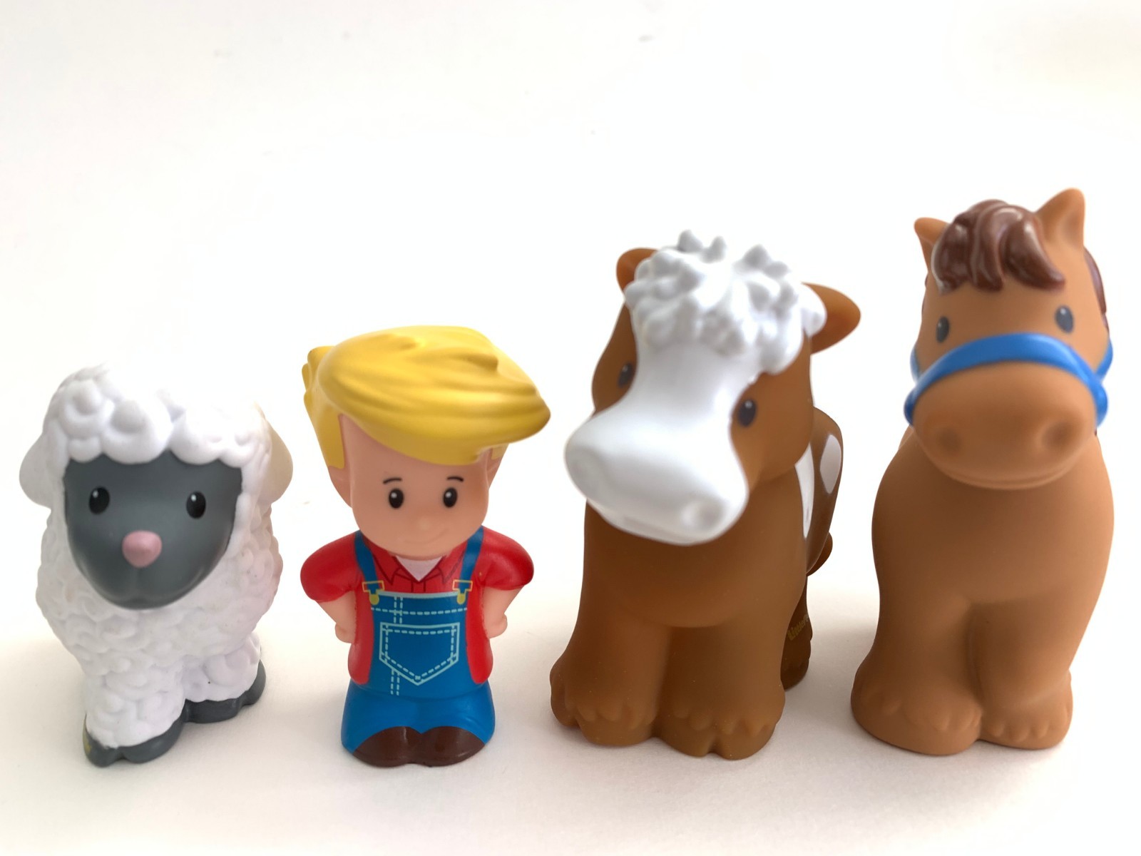 NEW Fisher Price Little People Farm Animals & Farmer Eddie - Horse, Cow, Sheep