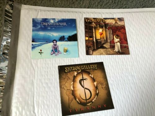 2 Dream Theater, 1 Shadow Gallery Booklets: , NO CDS (BOOKLETS ONLY)