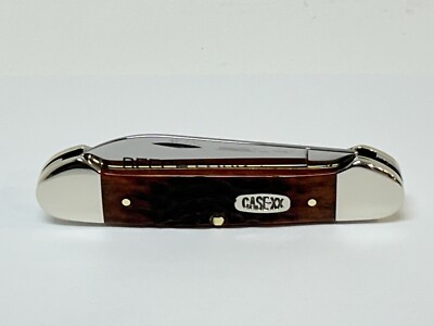 CASE XX BEECH FORK DOZER CHESTNUT BONE KNIFE CANOE CHROME VANADIUM 62131 CV GG