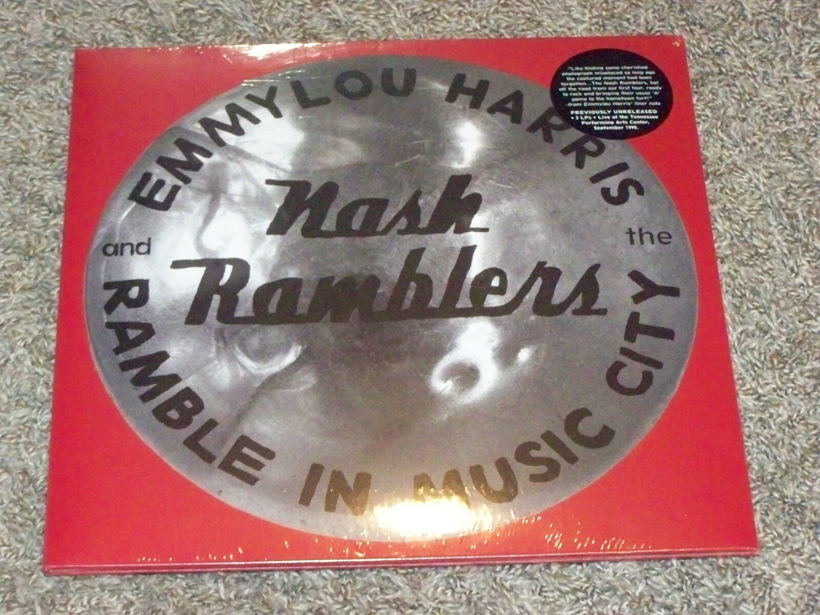 EMMYLOU HARRIS AND THE NASH RAMBLERS 2 LP SET IMPORTED FROM