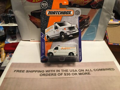 MATCHBOX FORD PANEL VAN MBX SERVICE 15/20 WHITE VHTF!!