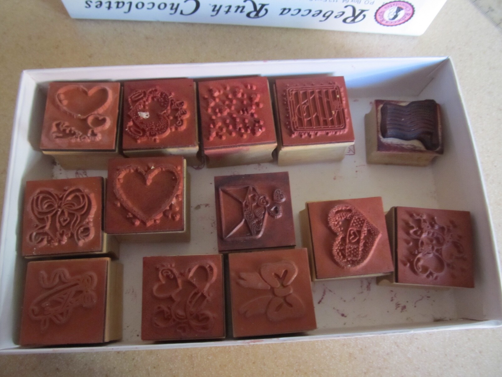 LOT 13 stamps   Rubber Wood Flag Heart ballet bear bow balloons   USED