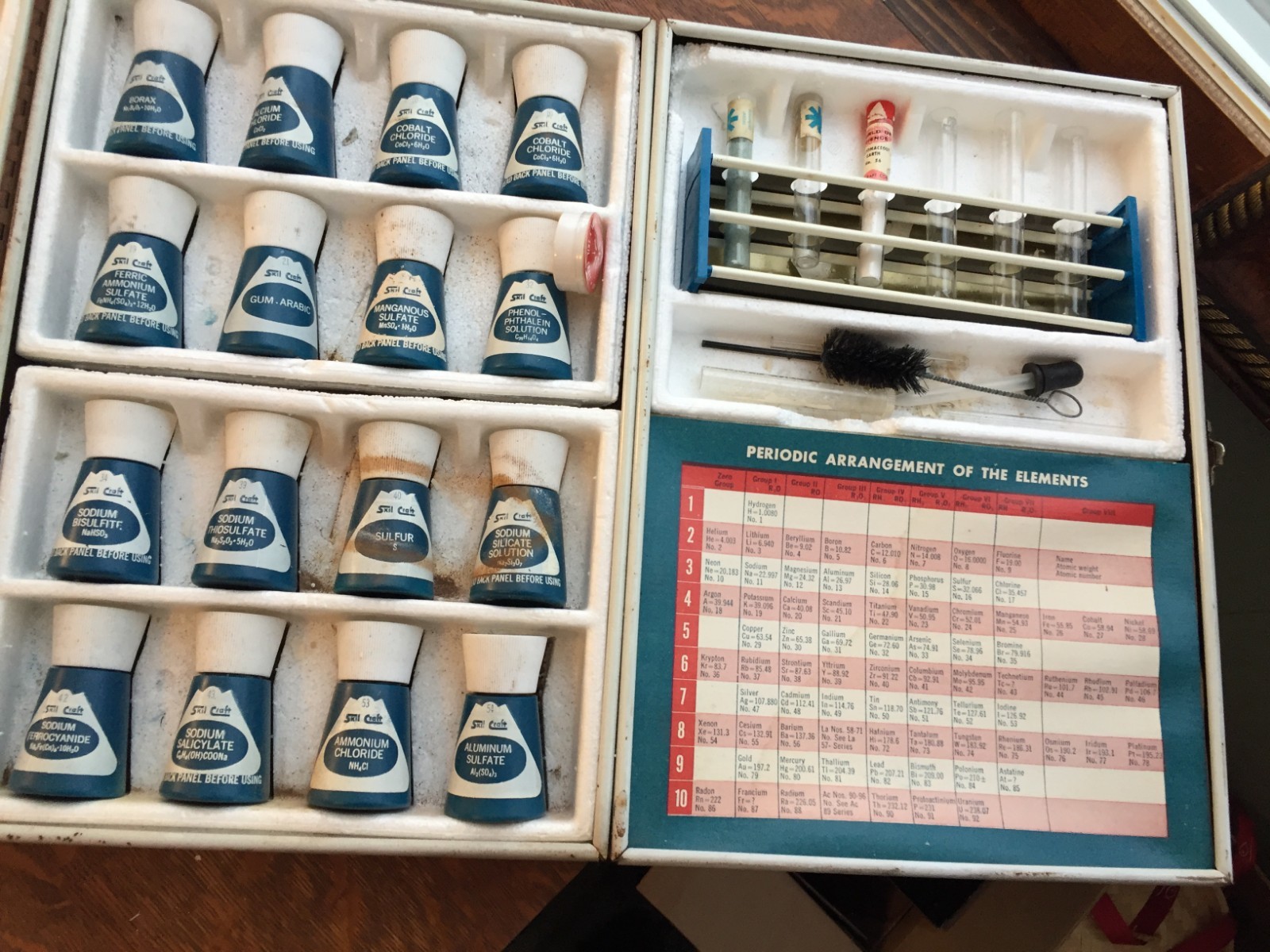 Skil Craft Kid's Chemistry Lab Set VTG 1965 No. 510P Research Playthings Inc.