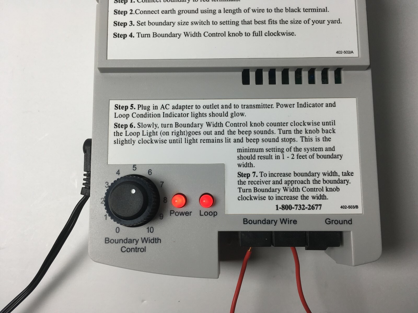 PetSafe RF-125 In-Ground Dog Fence Transmitter Pet Training 50 Flags AC Adaptor