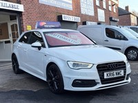 2016 Audi A3 1.4 TFSI 150 S Line 3dr S Tronic [Nav] HATCHBACK Petrol Automatic