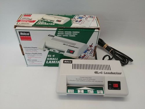 Ibico GL-4 Small Desktop Laminator Photo ID Business Card Laminator up to 4x6