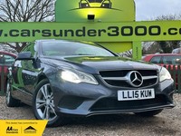 2015 Mercedes-Benz E-CLASS 2.1 E220 SE Bluetec Auto 2dr Coupe Diesel Automatic