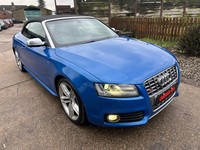 2009 Audi S5 3.0 S5 Quattro 2dr S Tronic Sprint Blue CONVERTIBLE Petrol Automati