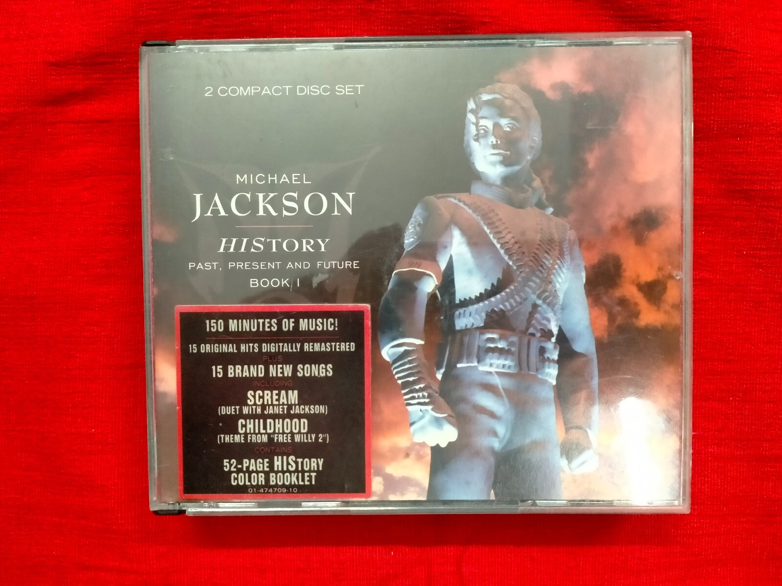 Michael Jackson MJ History Book 1 Import 2 CD booklet RARE