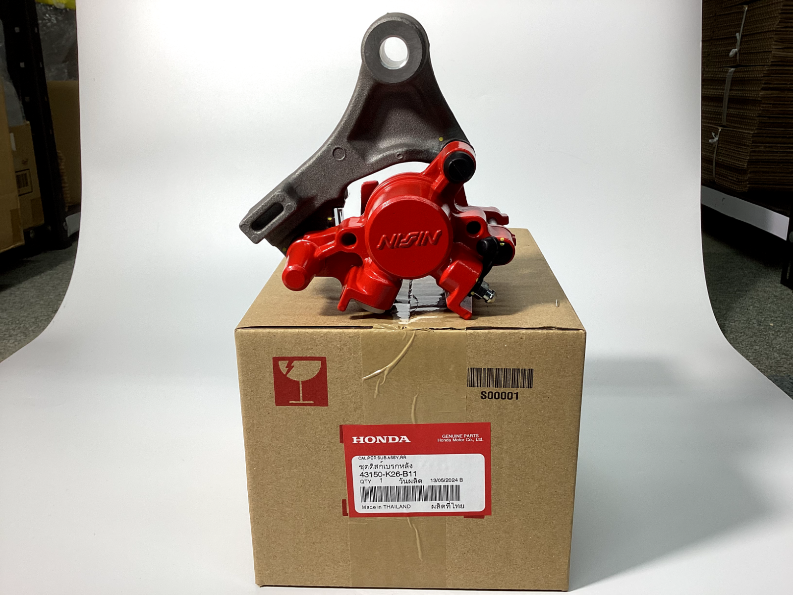 ＊TM＊ HONDA REAR BRAKE CALIPER 2017-2020 GROM 125 GENUINE OEM NEW