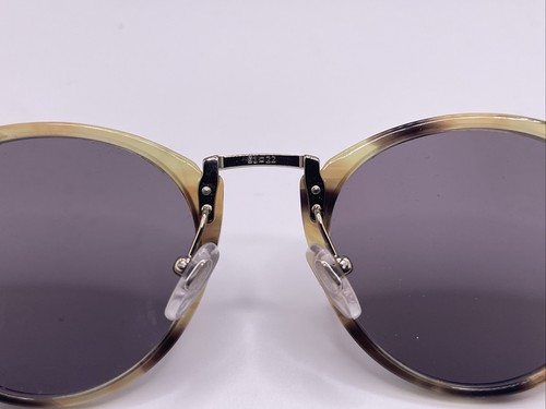 Pre-owned Persol Caligrapgy Edition Po3166s Sunglasses 1085/r5 Striped Brown/grey Lens In Gray