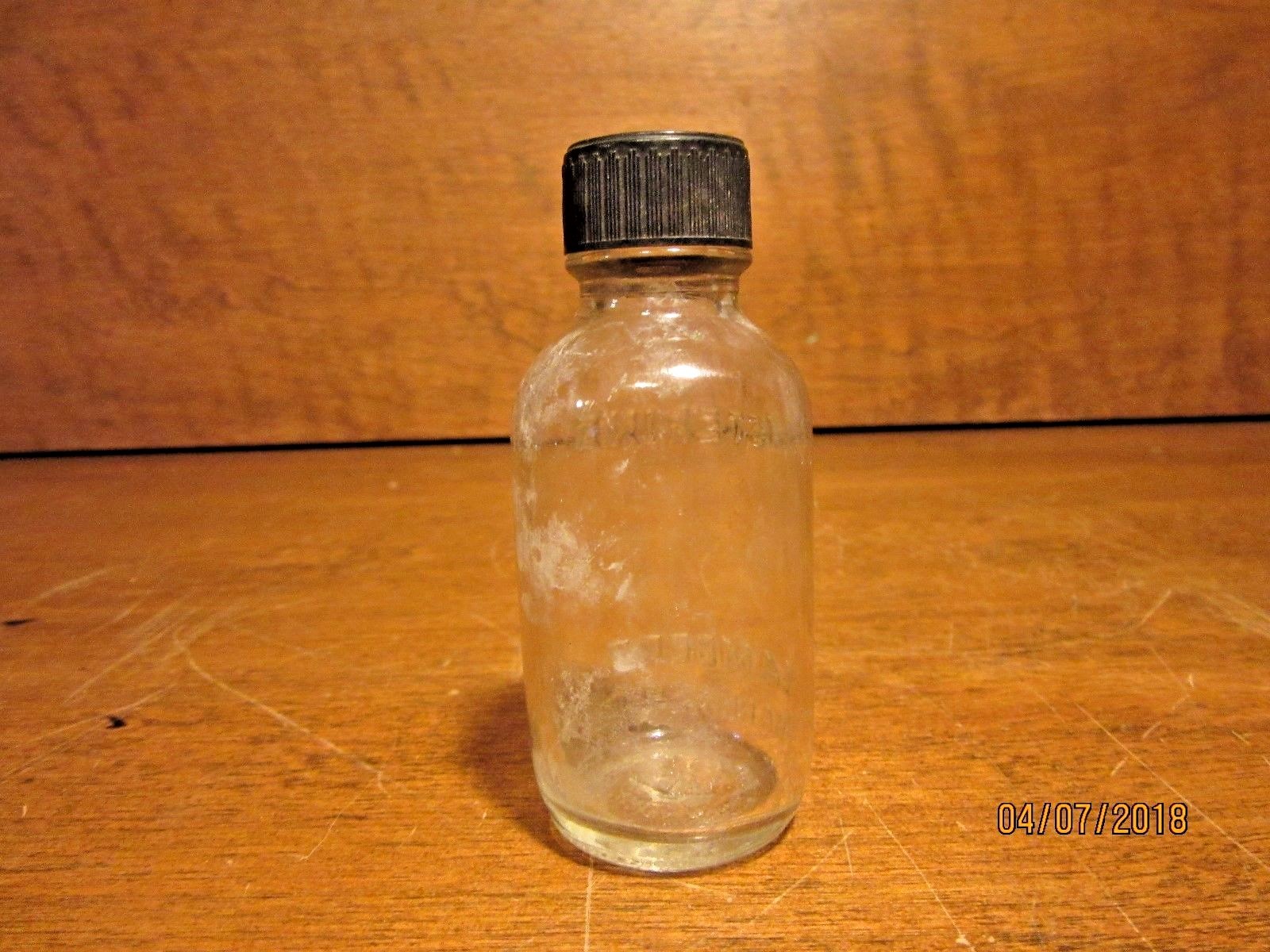 lot of 7 small Vintage Glass Bottles VGC-