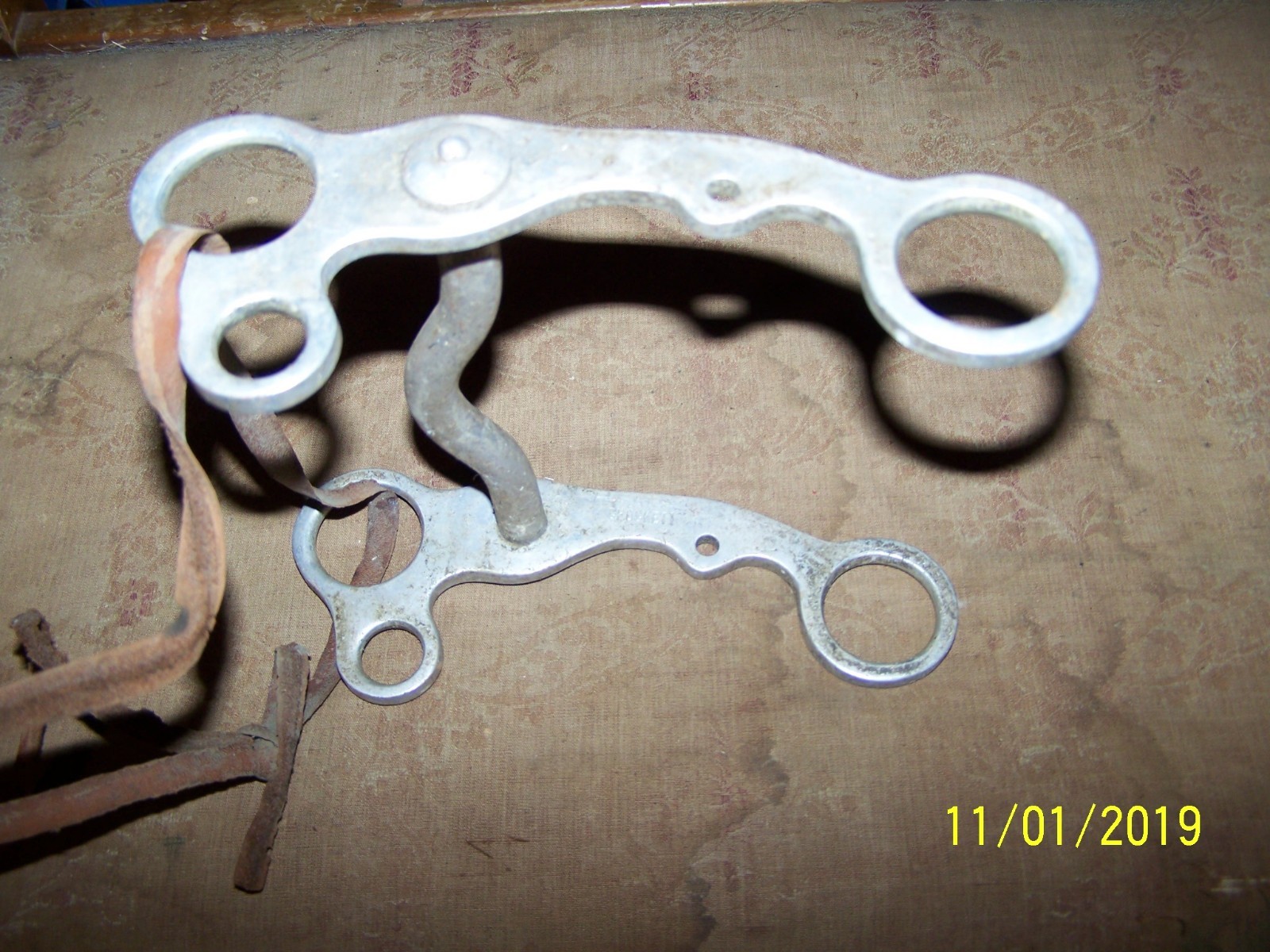 Vintage CROCKETT & RENALDE Aluminum Horse Bits Tack Western