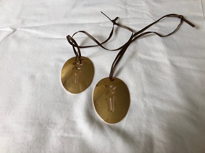 GEORG JENSEN Annual Easter Shell Egg 2006 Denmark Brass 24 Carat Gold Vintage