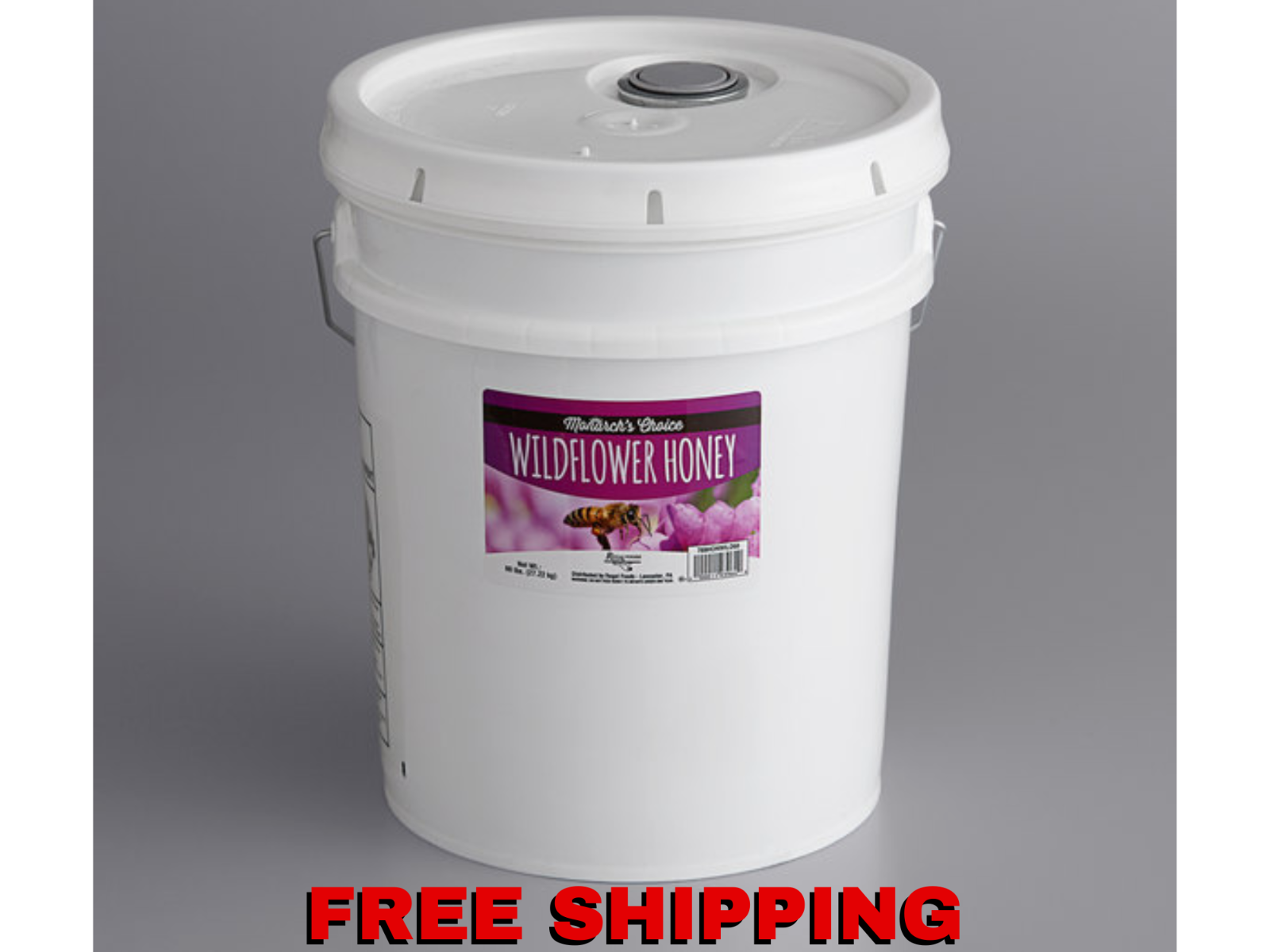 Wildflower Honey 60 lb Pure Bulk Honey 5 Gallon Wildflower Blossoms Gluten Free