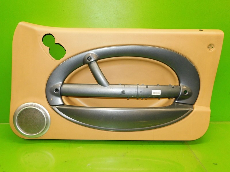 02-06 Mini Cooper S R53 OEM passenger right door panel card cover tan