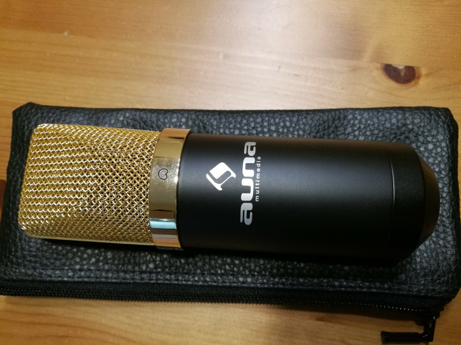 Auna MIC-900B USB Kondensator Mikrofon - Schwarz/gold