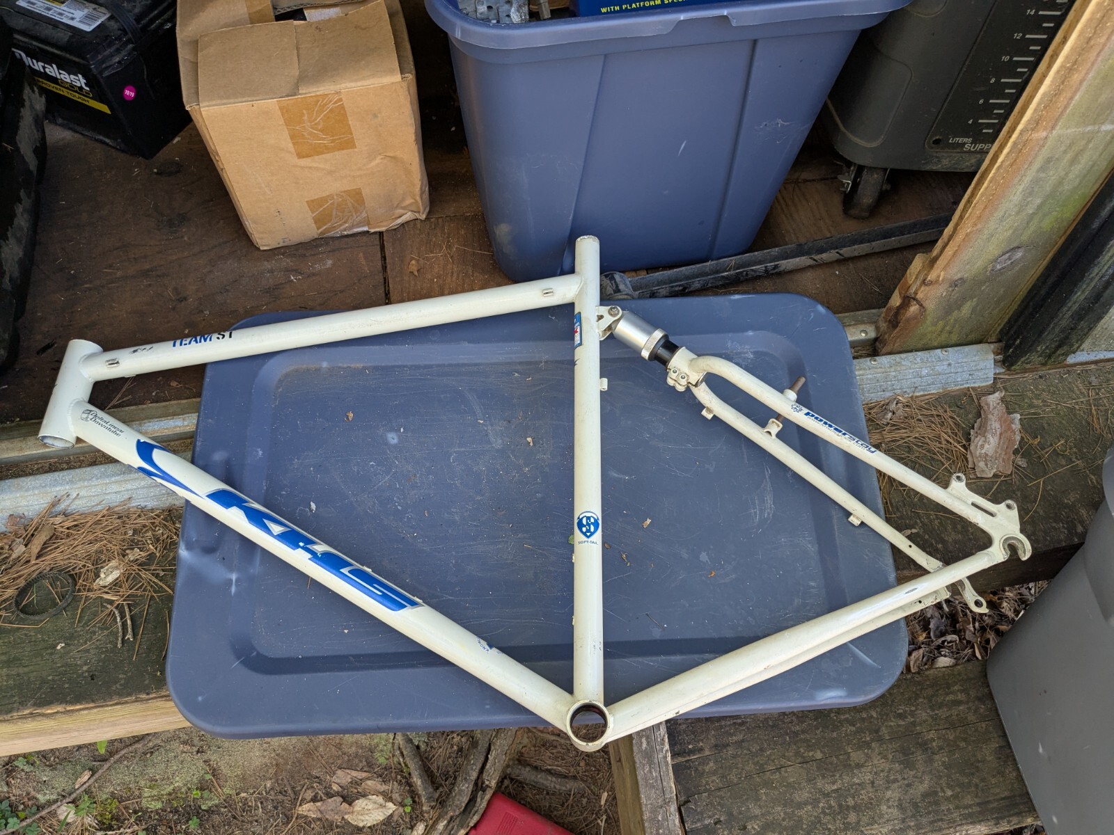 KHS Team ST Softtail Mountain Bike Frame Steel, Delta, 20