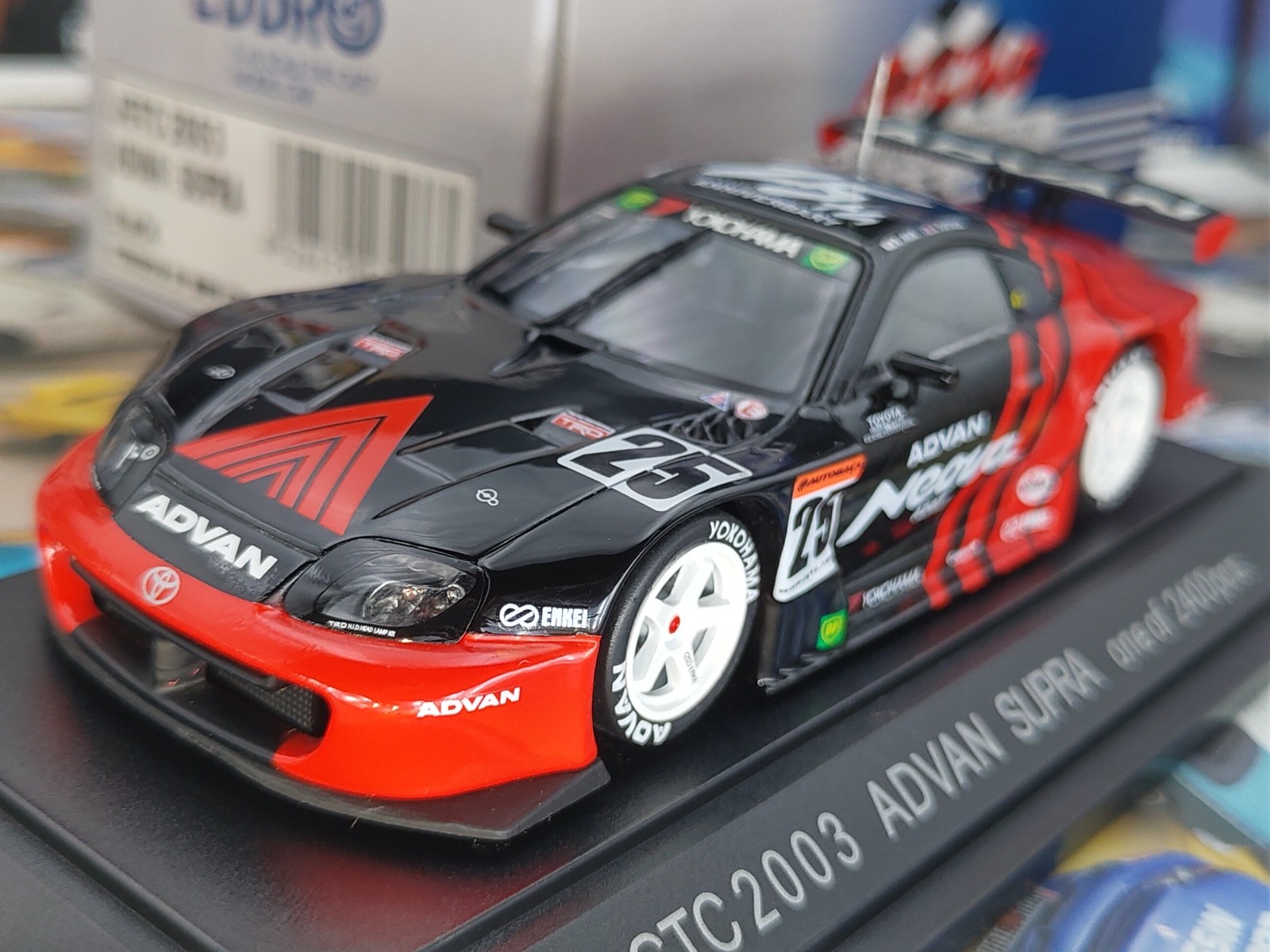 EBBRO 43466 1:43 SCALE ADVAN TOYOTA TRD SUPRA JGTC 2003 NO