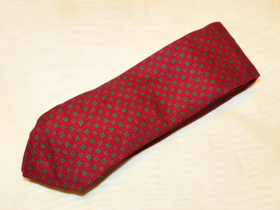 韓国ファッション Brooks Brothers Silk100%Tie Hand Made米国製