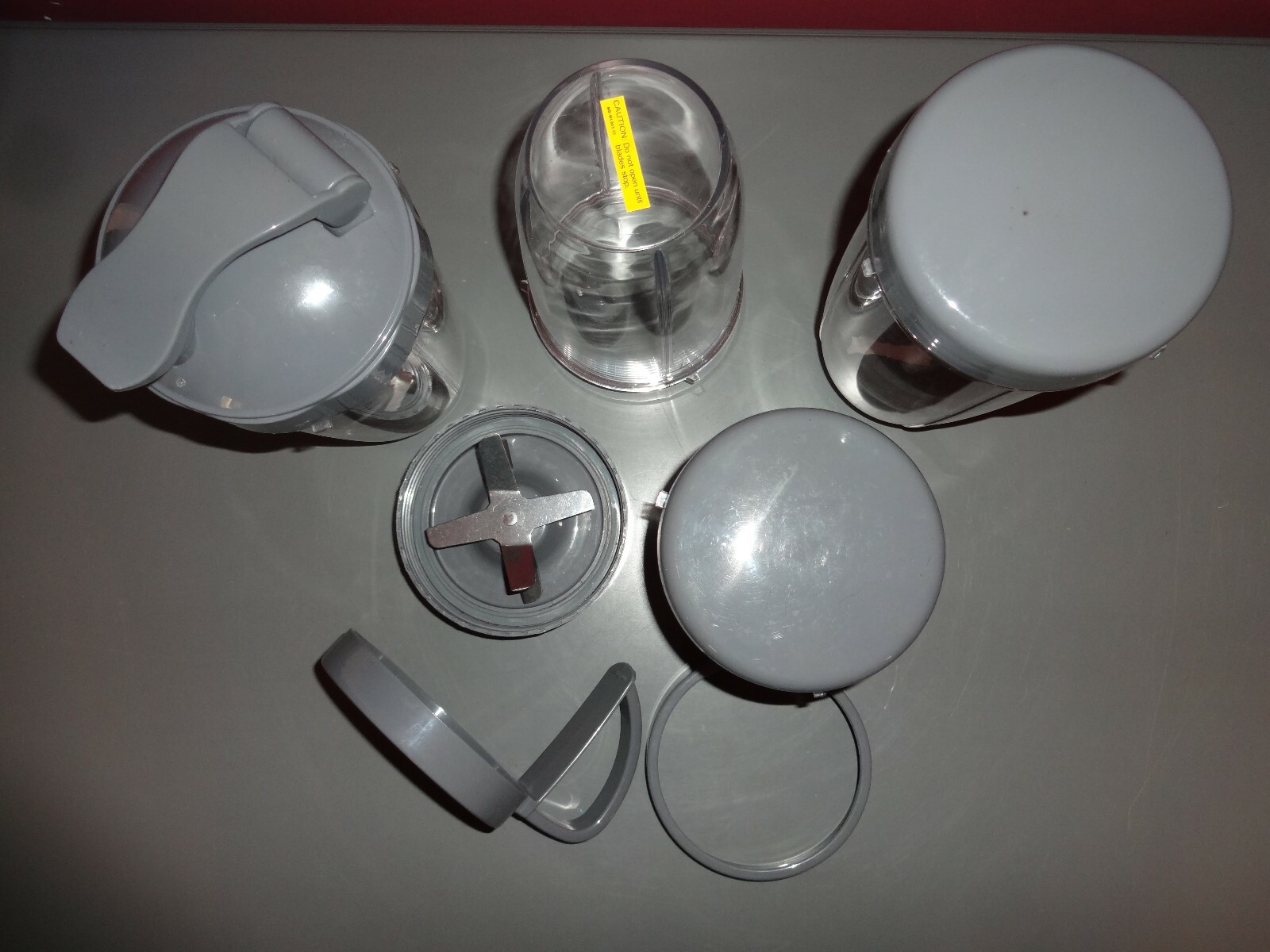 Lot of  Pre Owned Magic Bullet NutriBullet Pro 900 Series Attachments Blades