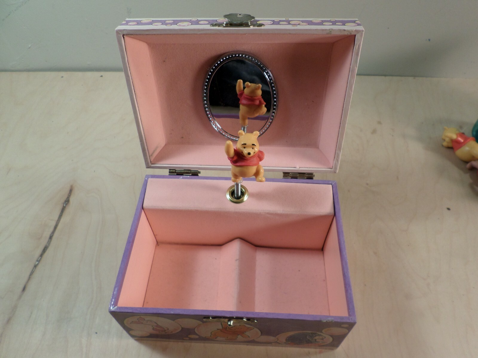 Disney Winnie the Pooh Toy Lot~Music Box~Pooh~Tigger~Eeyore~Piglet Figures~More!