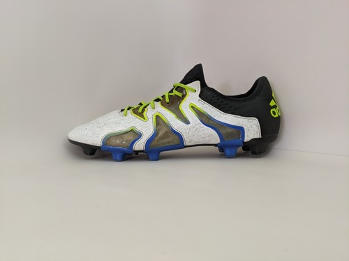 Adidas X 15.1 SG Leather Lime Football Cleats Boots US8 UK7