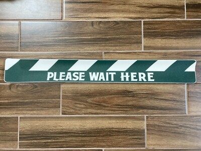 Disney World Pandemic Fantasyland Wait Here Social Distancing Sign Decal Prop