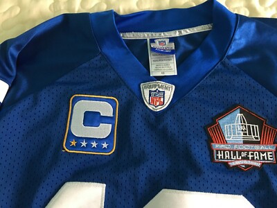 Indianapolis Colts Peyton Manning Hall of Fame patched jersey