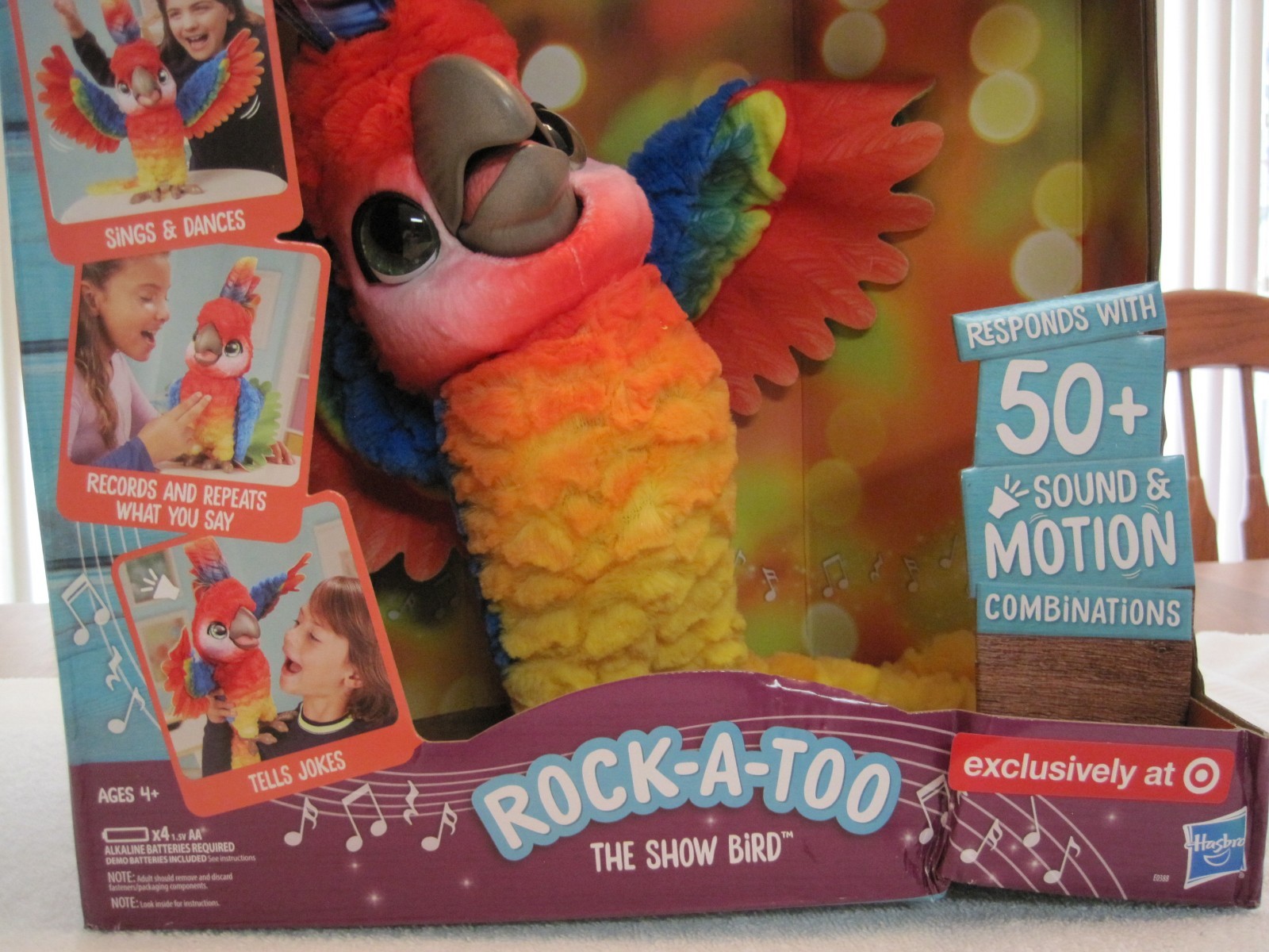 FURREAL ROCK-A-TOO THE SHOW BIRD--NEW