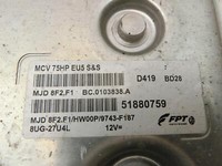 Peugeot Bipper 08-14 HDi 75 1,3 55KW Steuergerät ECU für Motor Motorsteuergerät Peugeot Bipper 08-14 27.10.2011... Vorschau 2