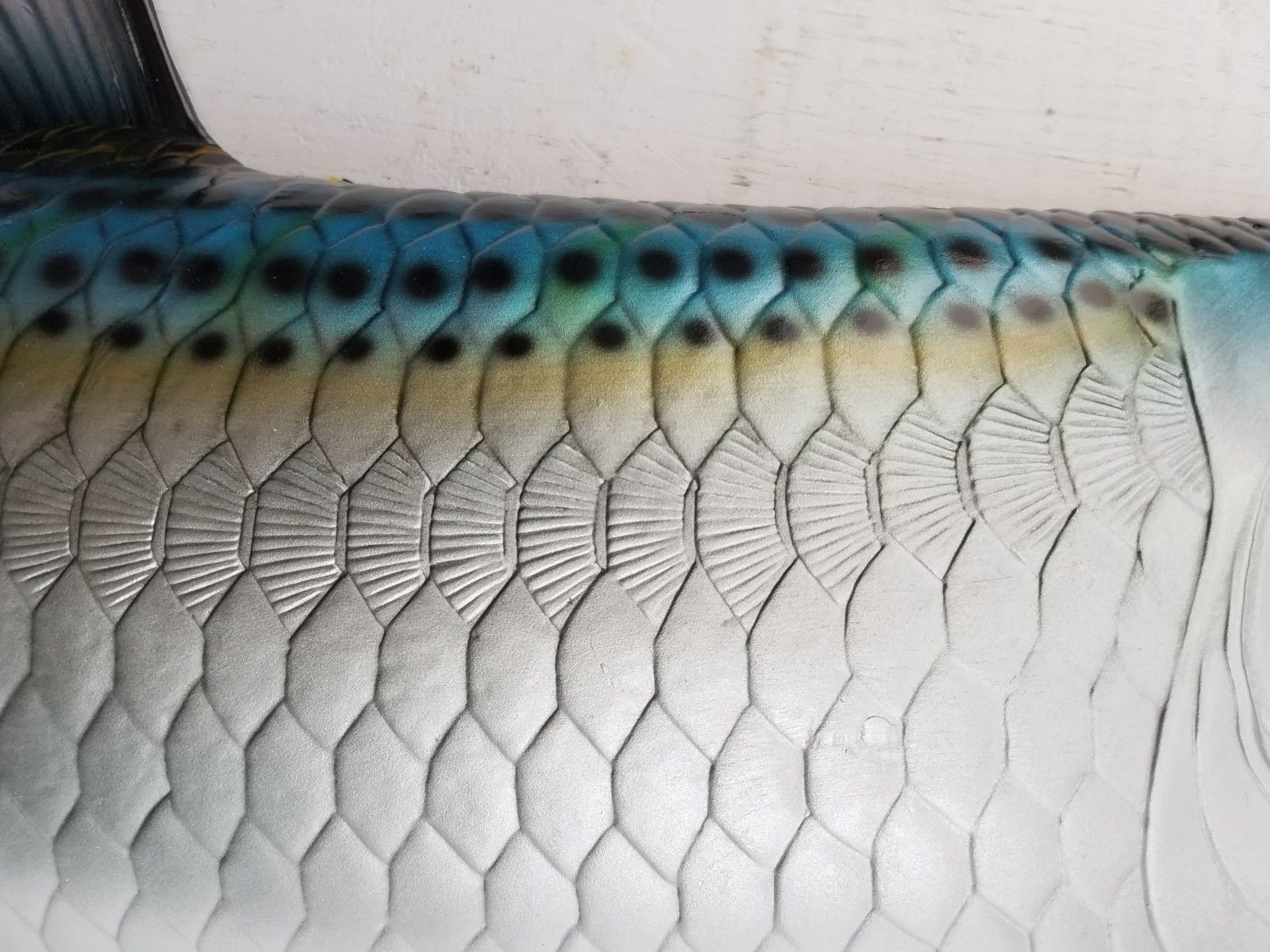 Tarpon Hand Painted 28" Replica Wall Mount Sculpture Game Fishing Florida Keys 