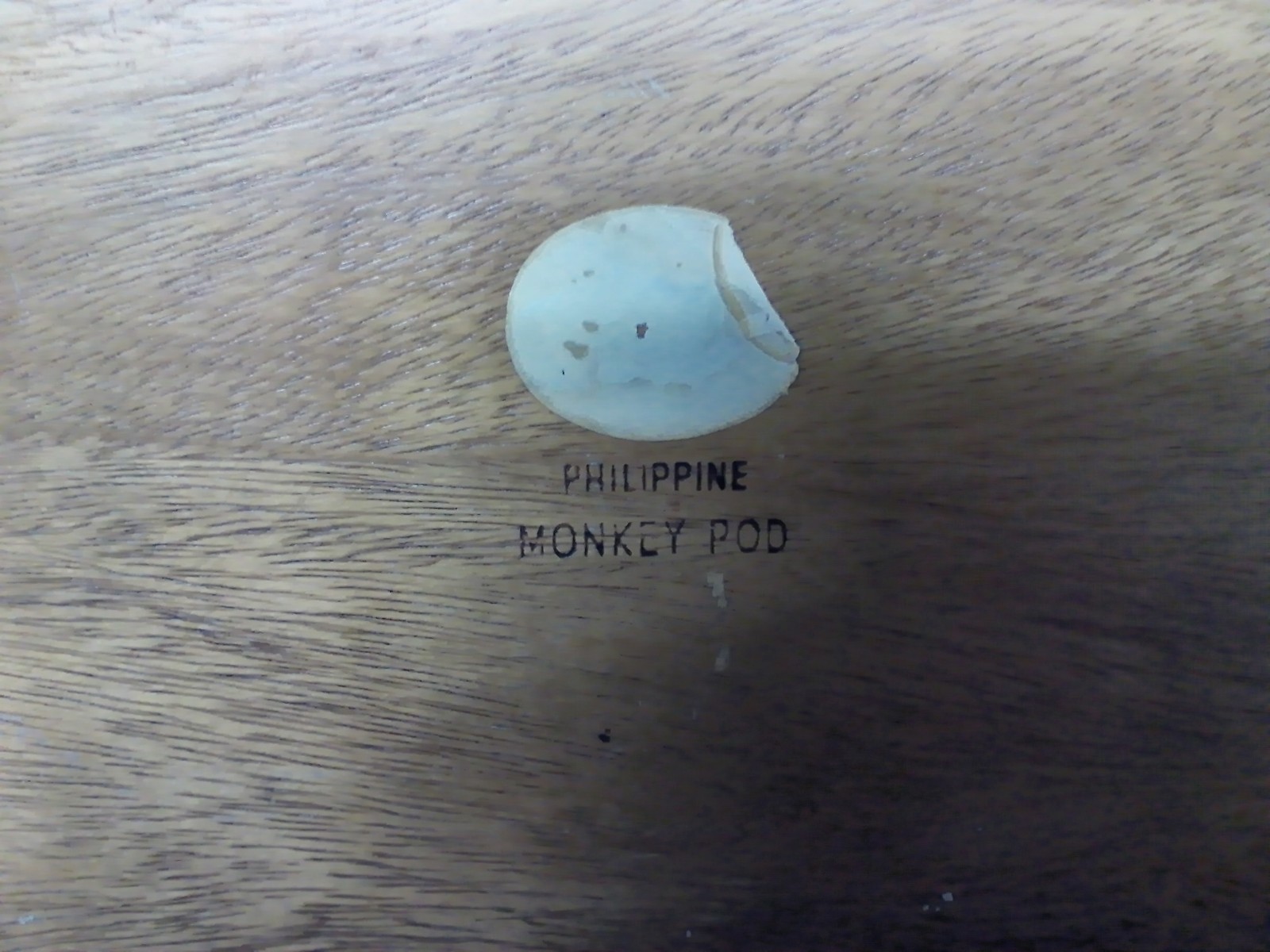 Wood MONKEY POD serving tray Phillipines 20.5