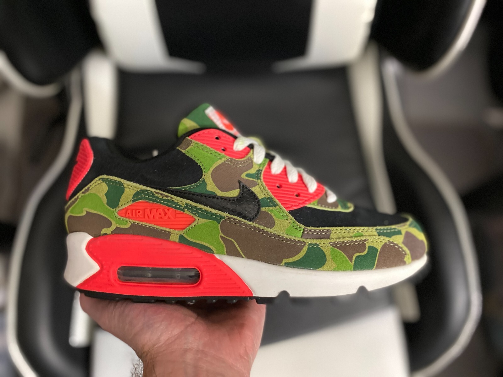 Nike Air Max 90 Atmos Duck Hunter Camo 2013 size 6 VNDS black infrared  333888025 | eBay