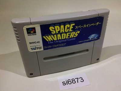 si6873 Space Invaders The Original Game SNES Super Famicom Japan