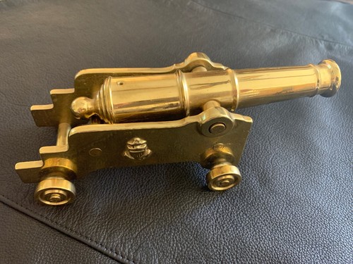 British Ship Serapris 1779 Brass Cannon Victory At Sea Virginia Metalcrafters