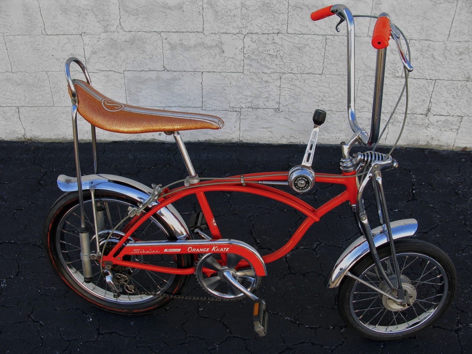 Schwinn 1970 Orange Krate Stingray Bicycle