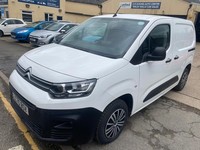 Citroen Berlingo Van Enterprise Hdi White 3 Seats Side Door 2020 NO VAT         