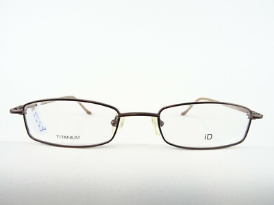 Brille Titan Halbbrille Lesebrille Brillenfassung braun leicht nickelfrei Gr. S