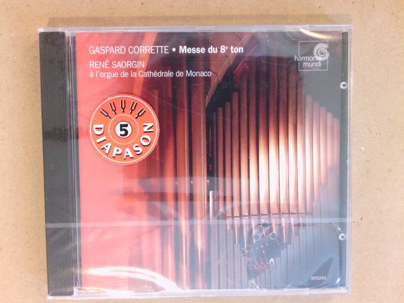 Cd / Corrette / Messe Du 8eme Ton / RenÃ Saorgin Ã L'Orgue / Cathedrale Monaco