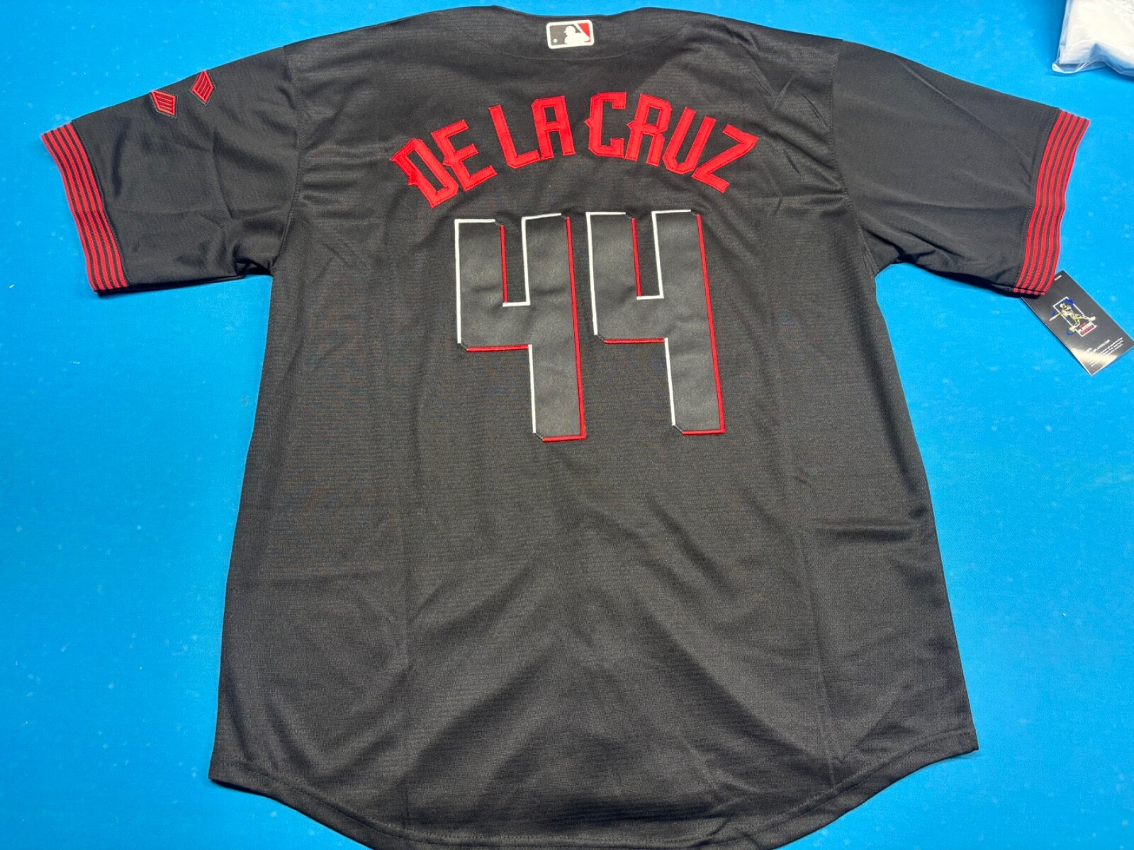 NWT Youth Large Elly De La Cruz Cincinnati Reds City Connect