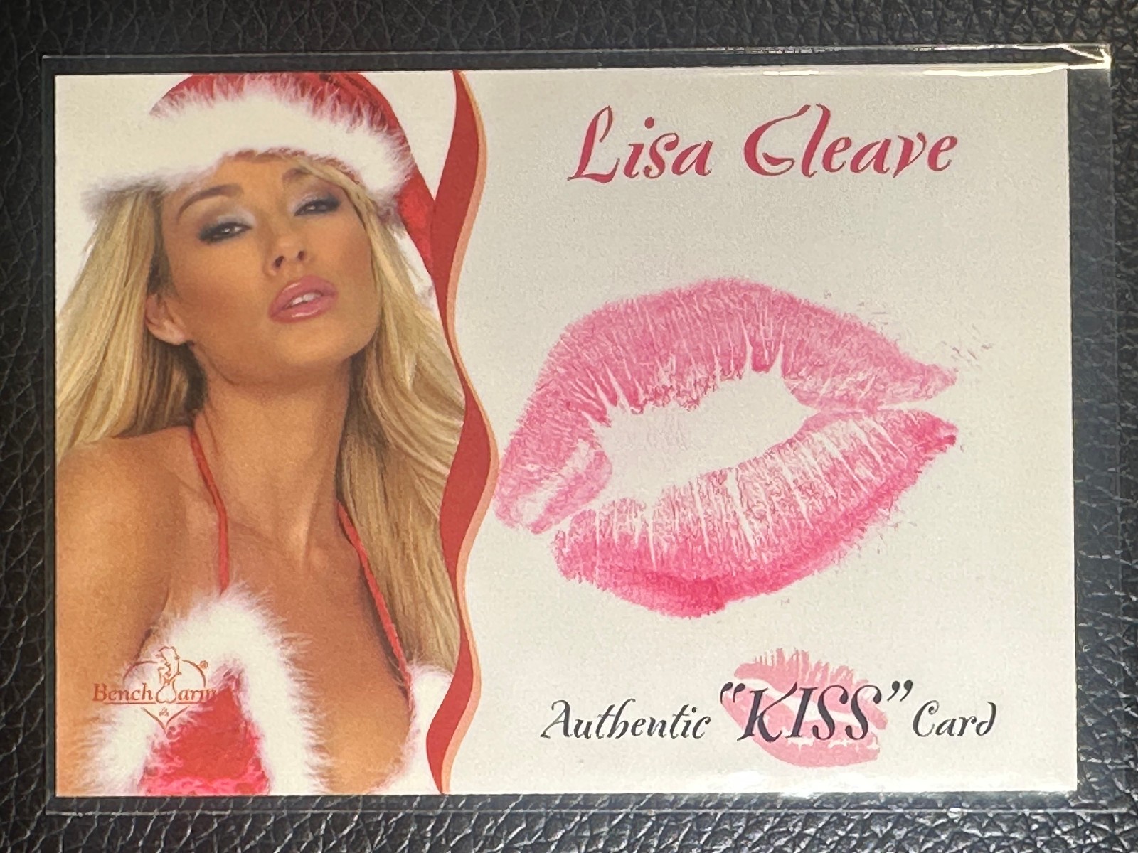 2003 Bench Warmer Kiss Card Lisa Gleave Kiss Print