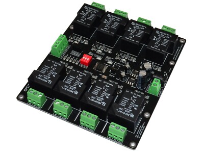 HD30A 8 Channel I2C Electromagnetic Relay module 12V PCF8574 Arduino Raspberry