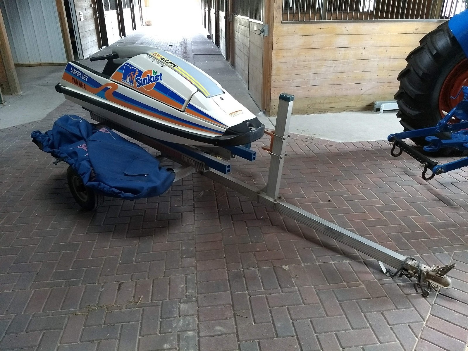 1991 Yamaha Superjet Super Jet Rare MTV Sunkist graphics Original Owner